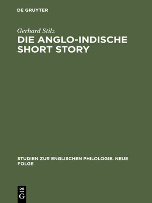 cover image of Die anglo-indische Short Story